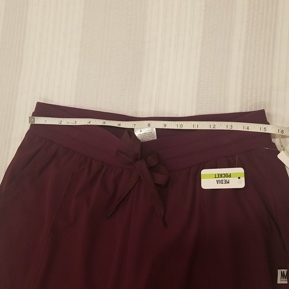 Nicole by Nicole Miller Sport Woven Contrast Trim Active Fitness Jogger XL - Picture 9 of 16